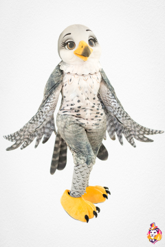 Falcon girl Mascot Costume