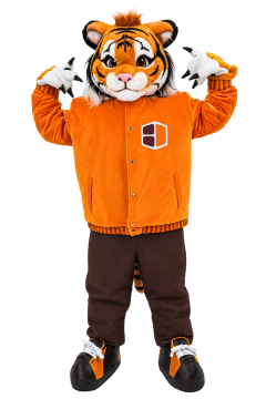 Edward the Tiger Mascot Costume