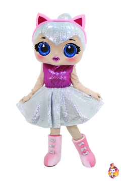Doll Kitty Princess Mascot Costume