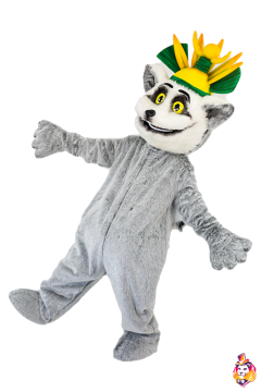 Lemur King Mascot Costume
