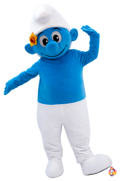 The blue friend Mascot Costume