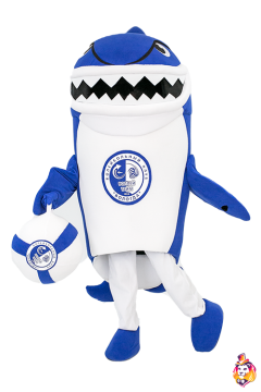 Shark Volleyball Player Mascot Costume
