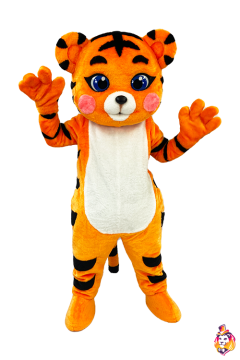 Tiger Orange Mascot Costume