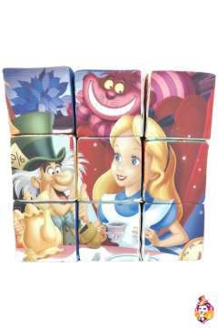 Puzzle cubes Wonderland game prop