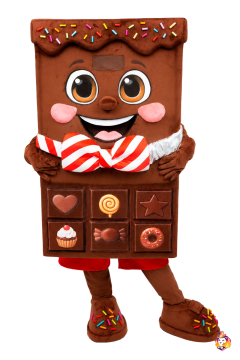 Chocolate bar Mascot Costume