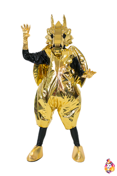 Dragon golden Mascot Costume