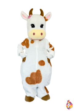 Floweret Cow Mascot Costume