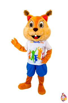 Squirrel Sun Mascot Costume