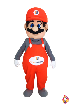 Super jumper red Mascot Costume