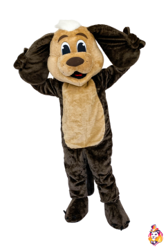 Brown Dog Mascot Costume
