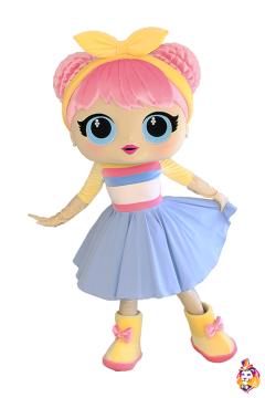 Girl Lovely Mascot Costume