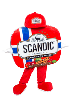 The SCANDIC box Mascot Costume