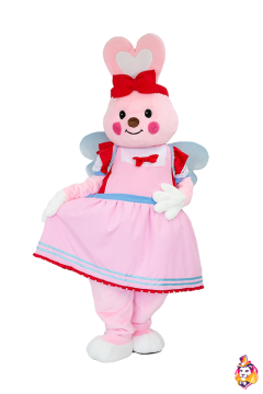 Bunny with wings Mascot Costume