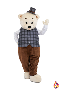 Bear Elegant Mascot Costume