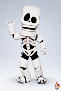 Skeleton Mascot Costume