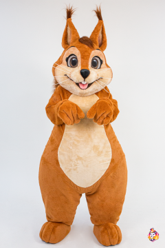 A squirrel with a tail Mascot Costume