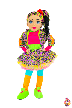 Neon baby Mascot Costume