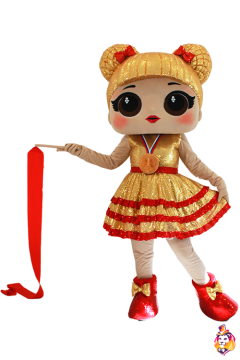 Doll Gymnast Mascot Costume