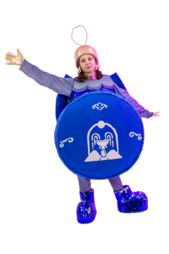 The Christmas tree toy is Blue Carnival costume
