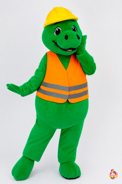 Dinosaur Builder Mascot Costume