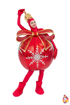 New Year's toy Red ball Carnival сostume