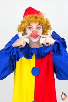 Clown's wig copper