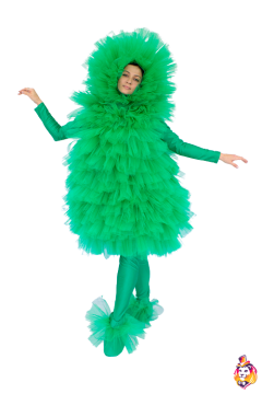 Green Fluffy carnival costume