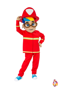Funny firefighter Mascot Costume