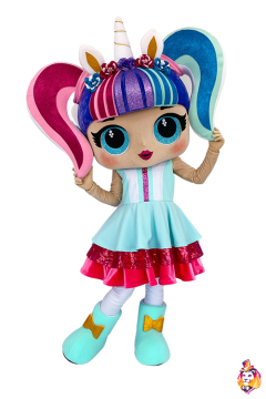 Doll Unicorn Mascot Costume