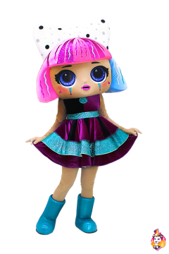 Doll clown Mascot Costume