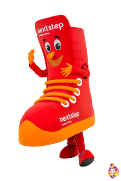 Boot NextStep Mascot Costume