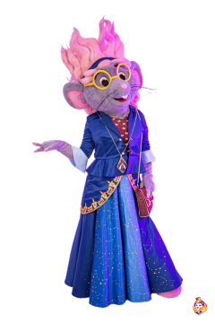 Rat Sorceress Mascot Costume