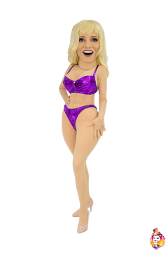 Stripper Hijacker Mascot Costume