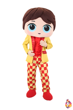 Doll Boy Chess Mascot Costume