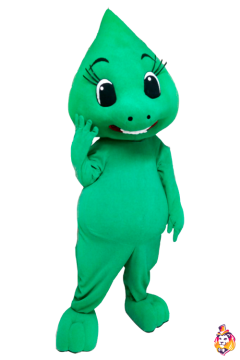 Green Dinosaur Mascot Costume