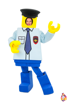 Figurine Policeman Carnival сostume