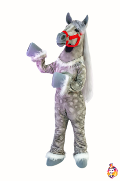 Horse Smoke Mascot Costume