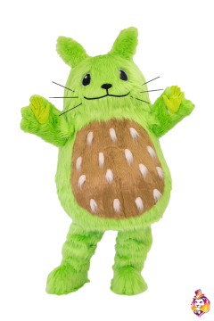 Toto Green Mascot Costume