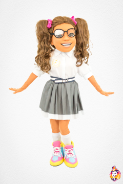 Girl Jade Mascot Costume