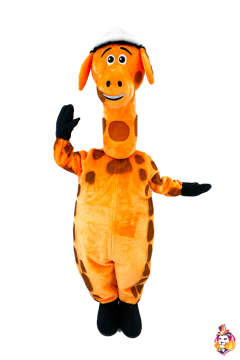 Giraffe Builder Mascot Costume