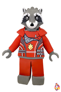 Raccoon Constructor Mascot Costume