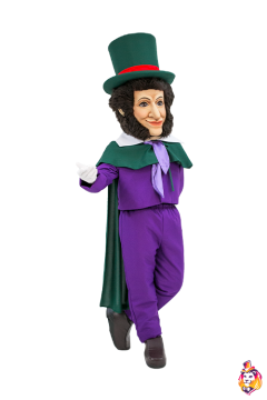Poet Mascot Costume