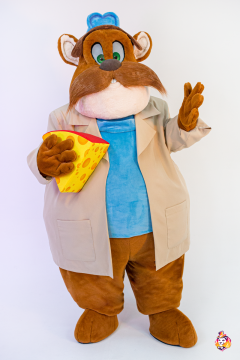 The Aviator Mouse Mascot Costume