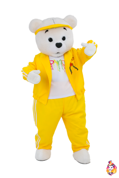 Break dance yellow Costume for Mascot
