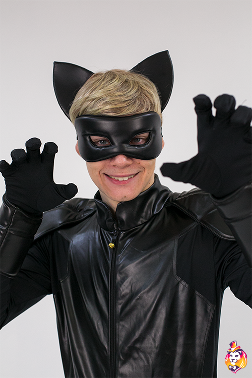 Black Cartoon Cat  Suit Animal Mascot Costume Party Carnival Mascotte Costumes