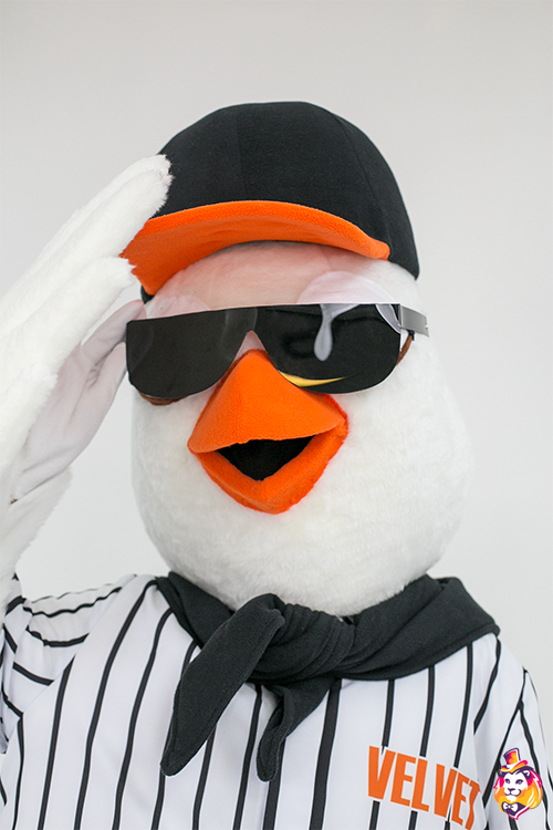 Chicken Rapper Mascot Costume