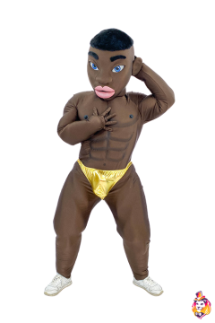 African Stripper mascot costume
