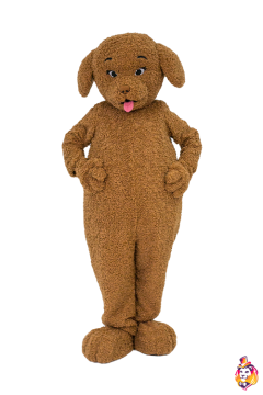 Brown poodle Mascot Costume