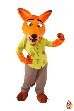 Sly Fox Mascot Costume