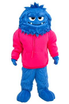 Blue Monster Mascot Costume